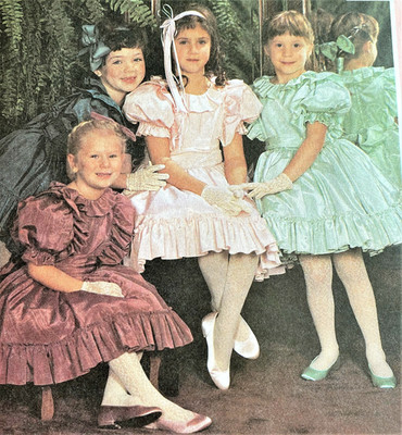 Sewing Pageant McCall's Girls Sz 5 Dress Pattern #5675 Slip Sash Ruffles Easter