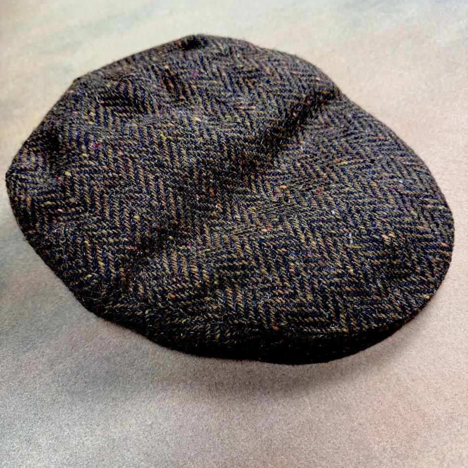 Shandon Men’s flat Cap Donegal tweed Woven in Ireland 100% Wool - Image 2 of 4