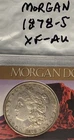 1878-S MORGAN SILVER DOLLAR (xf-au)