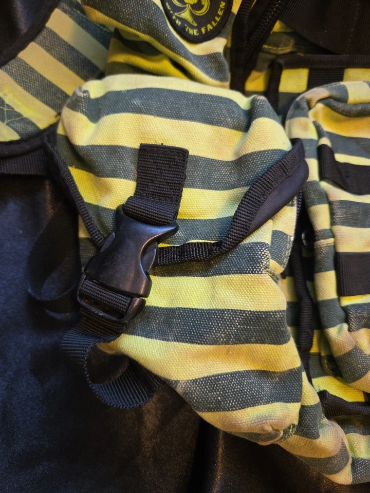 Fallen Shoes X Jamie Thomas Backpack Green Stripes Foto 3 de 4