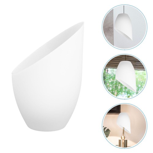 Horseshoe Lampshade Plastic Shape Lampshades Replacement Glass Office for Floor - Picture 3 of 17