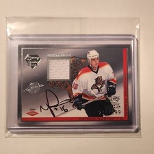 Pacific Luxury Suite Autograph Rookie Jersey Nathan Horton /299 Panthers #88