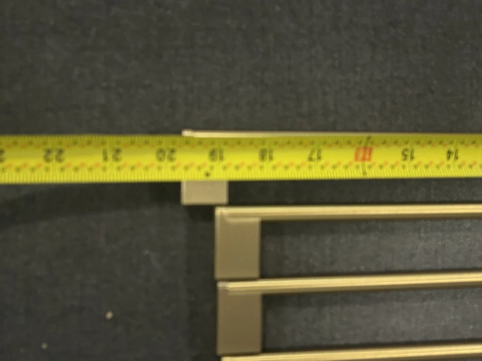 Lot Of 7 Top Knobs M2417 Bar Pulls 18-7/8" Center to Center Handles Honey Bronze - Image 4 of 4