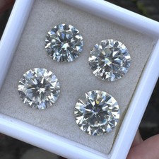 US Full Size Round Cut 0.1-10ct D Color VVS1 Loose Moissanite Stone with GRA