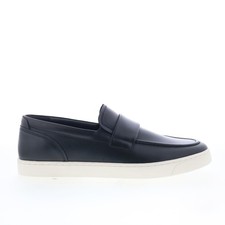 Rockport Reller RMRELLER Mens Black Leather Loafers Slip Ons Casual Shoes