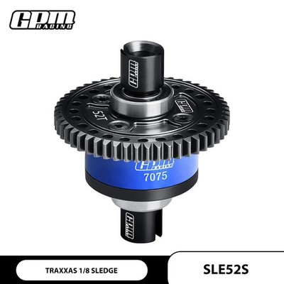 GPM Carbon + Steel Mid Diff Gear Set 52T for TRAXXAS 1/8 SLEDGE Monster Truck