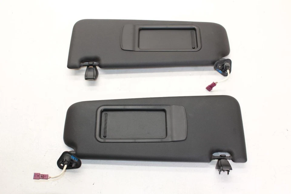 08-13 BMW M3 4.0L Black Driver Left and Passenger Right Front Sun Visors Foto 4 de 4