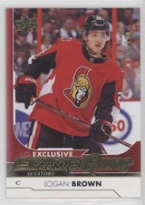 2017-18 Upper Deck Young Guns Exclusives 24/100 Logan Brown #217 0he
