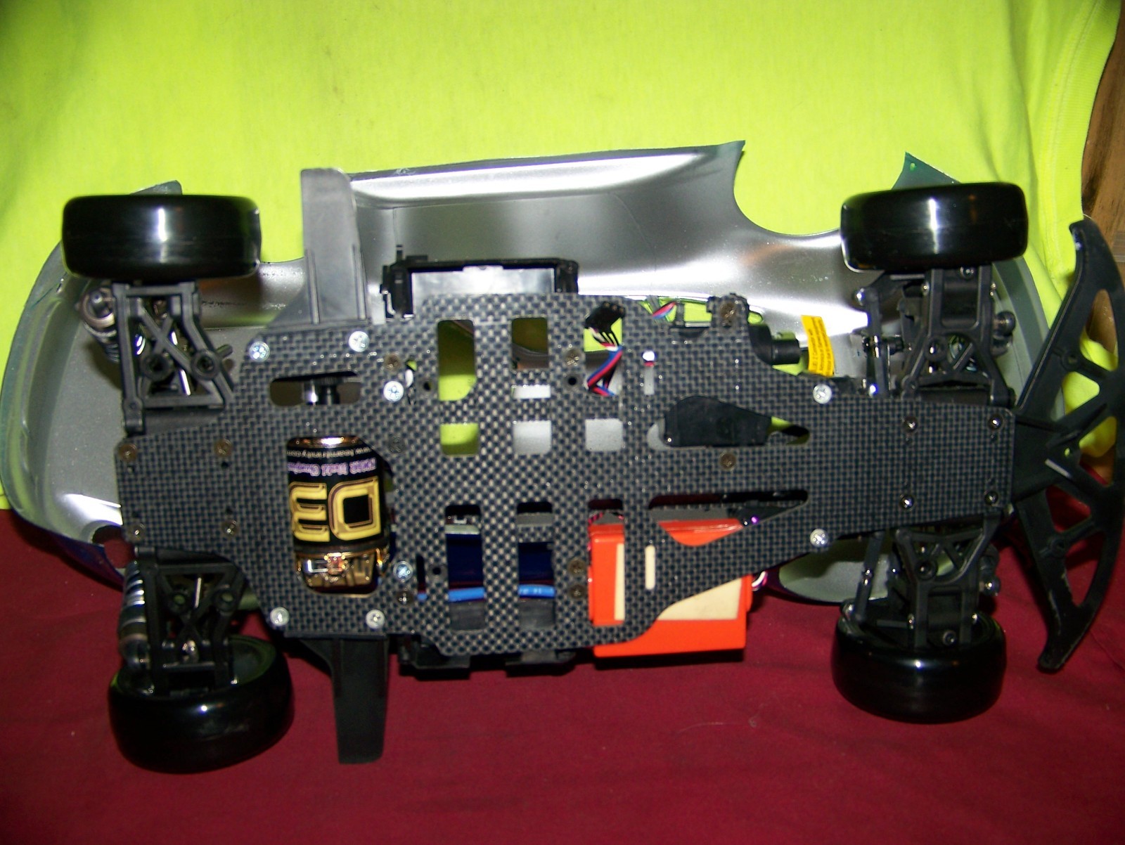 HPI Racing Porsche rs4 pro 2 carbon fiber novak rooster traxxas losi tc3 rc part