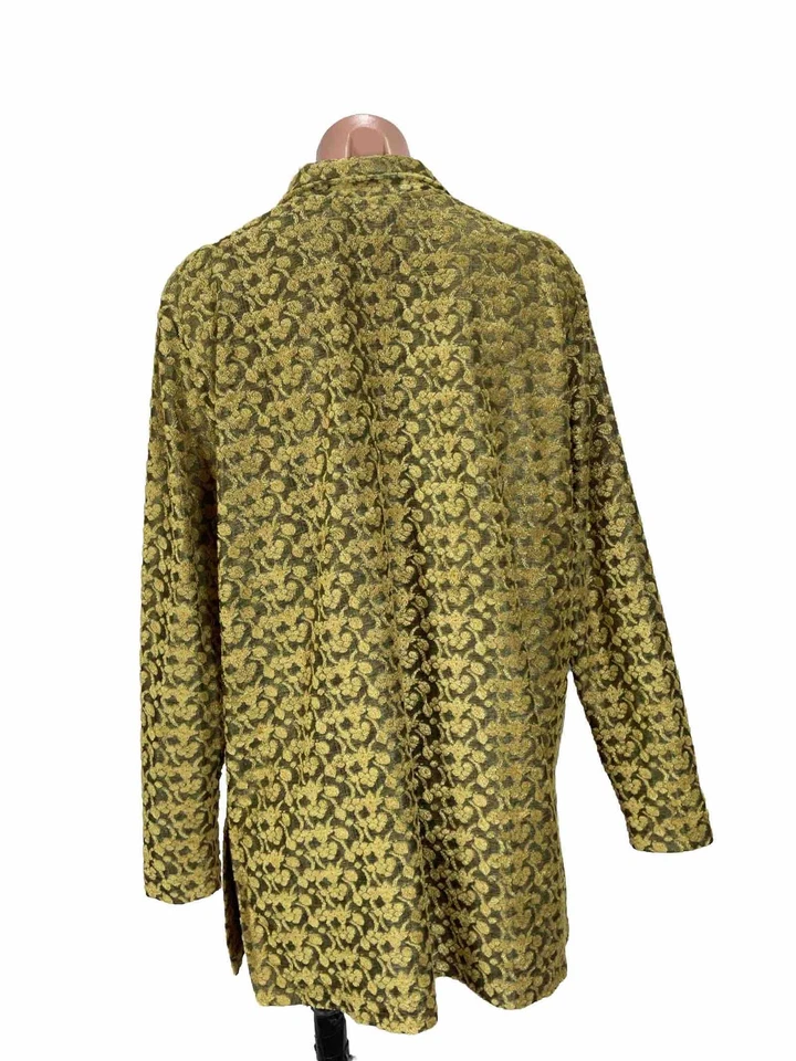 Camisa De Colección Diane von Furstenberg 1X Floral Burnout Color Authority DVF EE. UU. Foto 2 de 4