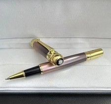 Perfect Metal Joseph Series Pink-Gold Clip 0.7mm Rollerball Pen No Box