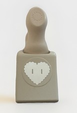 MARTHA STEWART CRAFT DOUBLE PAPER PUNCH SCALLOP HEART BUTTON WEDDING LOVE Valent