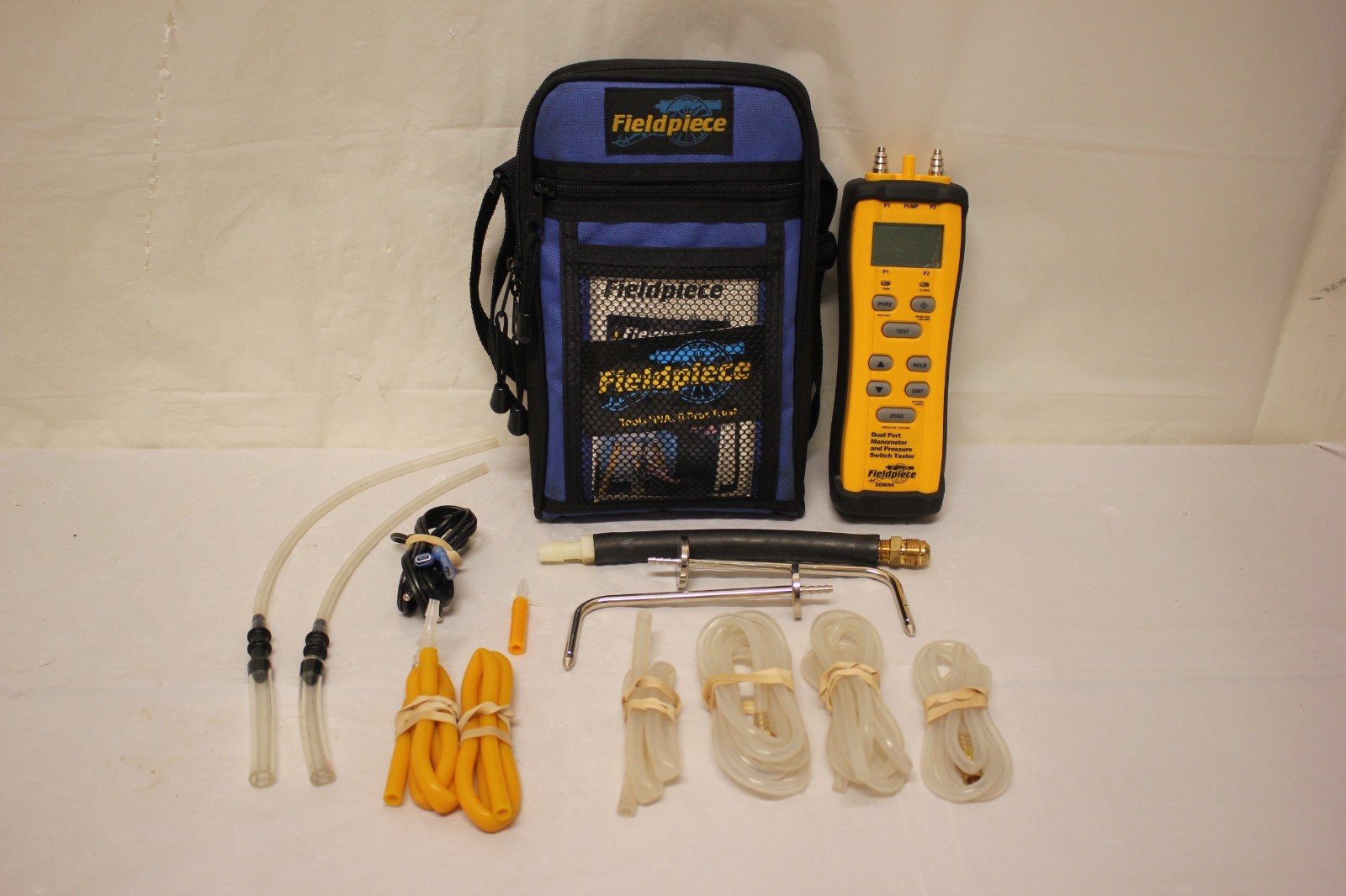 Fieldpiece SDMN6 Dual Port Manometer and Pressure Switch Tester with Case C3