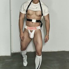 Herren Bund Jock Strap Sexy Tanga Jockstrap Baumwolle Beutel Unterwäsche Slip