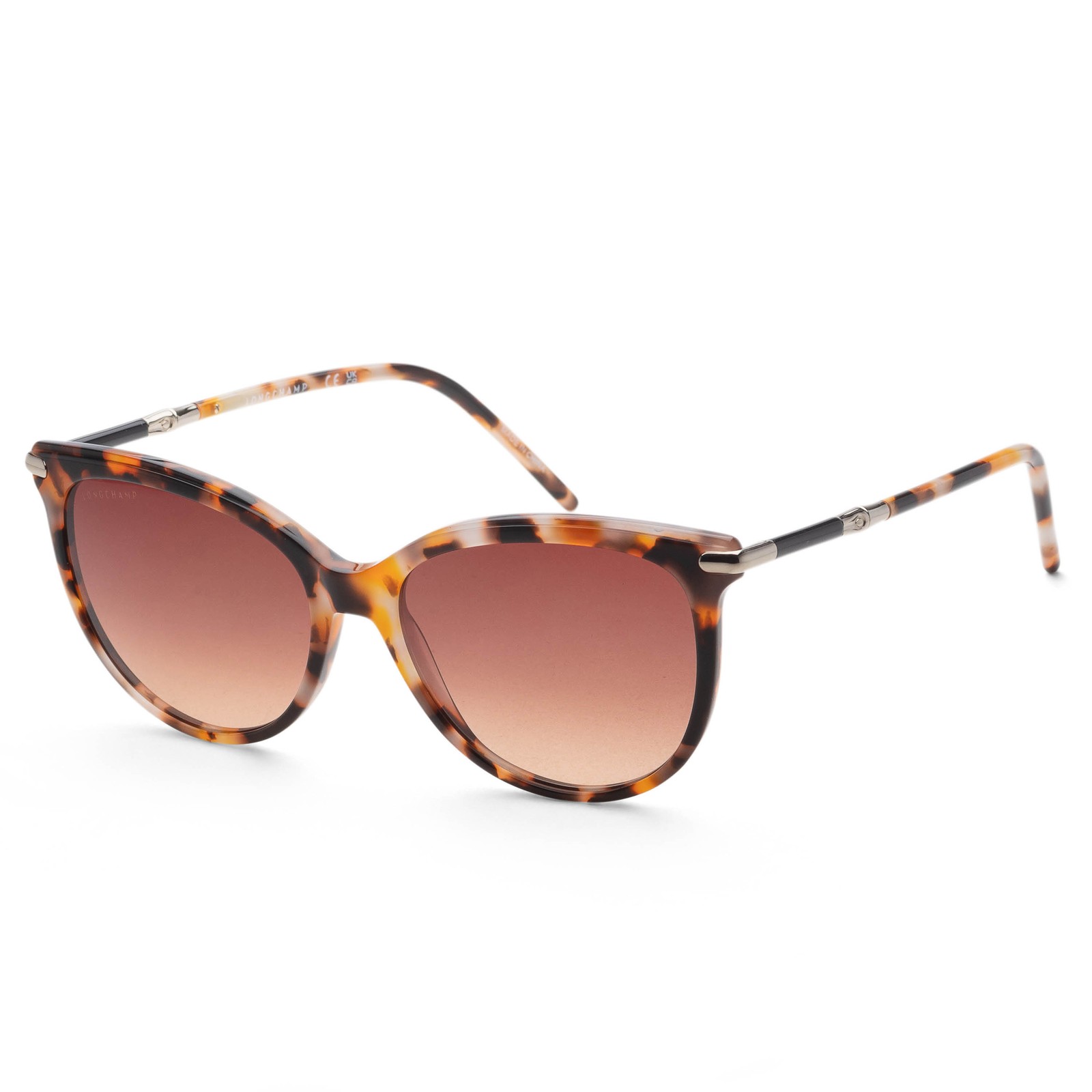 Longchamp Womens 54 mm Ochre Havana Sunglasses LO727S-239 7390₽