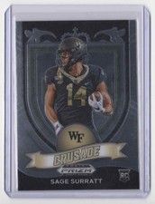 2021 Crusade Sage Surratt Rookie Wake Forest Demon Deacons #177