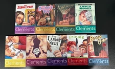 Andrew Clements 9 Book Lot (Frindle, Room One, The Landry News, No Talking, etc)