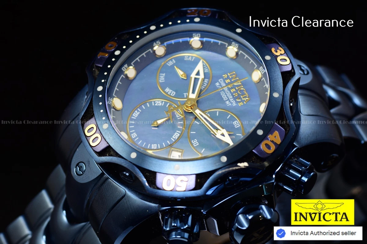Pulsera De Acero Inoxidable Pulido Invicta Para Relojes Venom De Tamaño Completo - Repuesto OEM