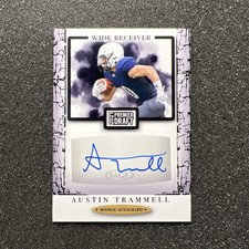 2021 Sage Premier Draft AUSTIN TRAMMELL #A166 Rookie AUTO - RICE FOOTBALL 