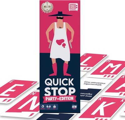 ATM Gaming Quickstop Das Buchstaben-Duell Kartenspiel Partyspiel