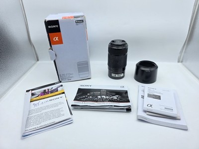 Sony E 55-210mm 1:4.5-6.3 OSS SEL55210 Zoom Lens E Mount DSLR Film