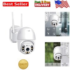 Two-Way Audio 1080P Outdoor WiFi CCTV Camera with Motion Alerts and Night Vision