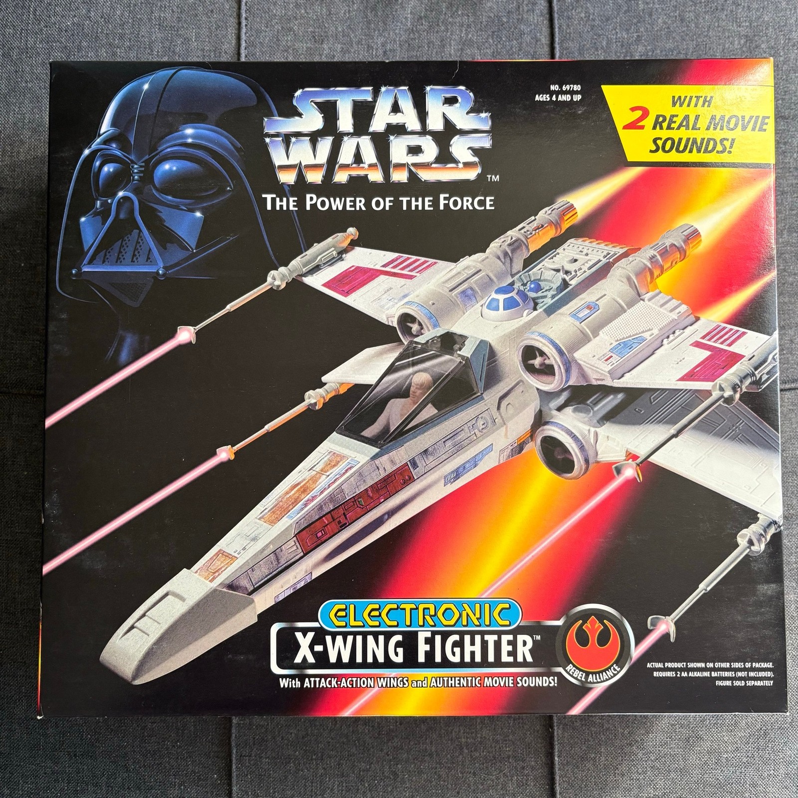 Star Wars: The Power of the Force Electronic X-Wing Fighter Vintage 1995 SEALED