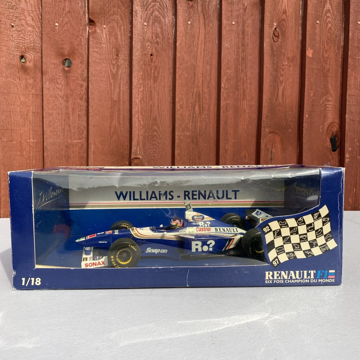 Pitboard 1:43 F1 Jacques Villeneuve – Williams – Pizarra Fatta A Mano - Foto 2