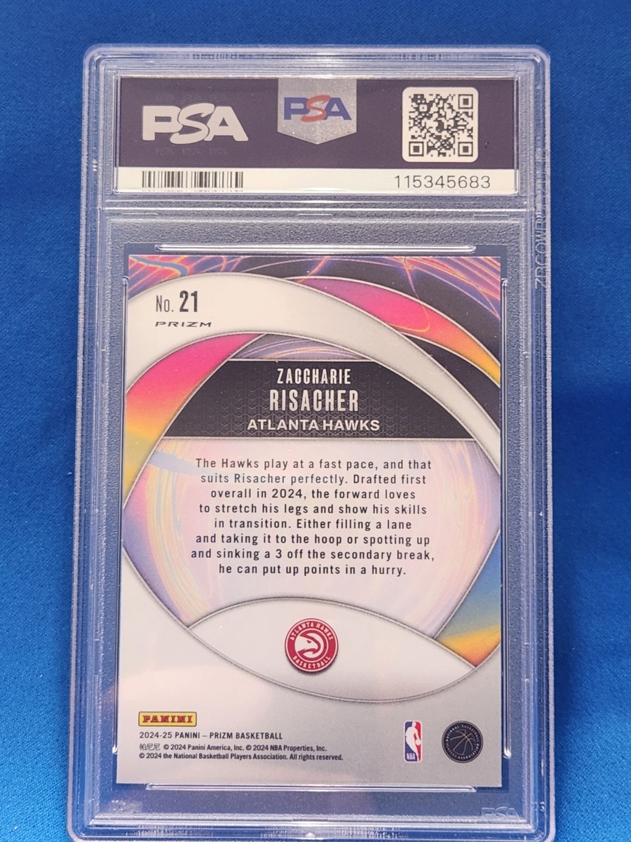 2024-25 Panini Prizm - Instant Impact Zaccharie Risacher #21