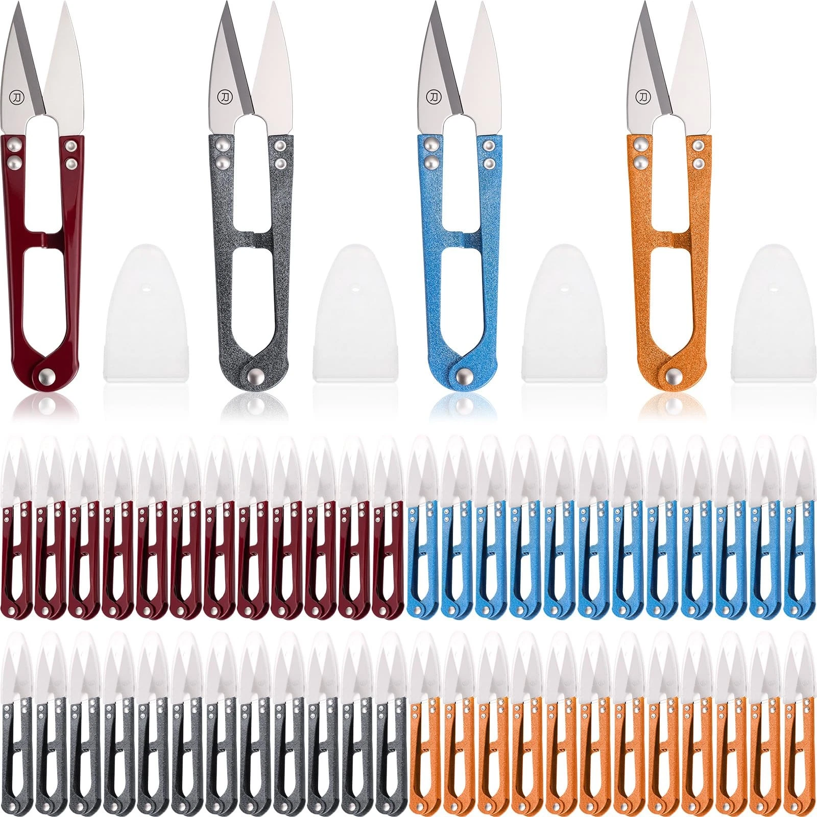48 Pcs 4 Inch Bonsai Pruning Scissors Thread Snips Mini Sewing Scissors U Sha...
Opens in a new wind