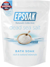 Fine Grain Dead Sea Salt - 2 Lb Bag for Relaxation and Skin Care
