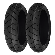 TYRE PAIR VEE RUBBER 110/90-12 64P VRM-119 + 140/70-12 65P VRM-119C
