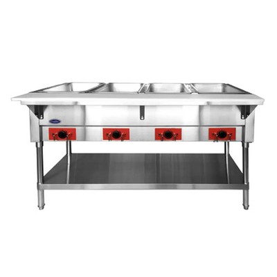 Atosa CSTEA-4C CookRite 4 Open Well 120v Electric Steam Table