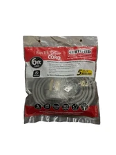 Certified Appliance Accessories Electric Dryer Cord 6 Foot 3 Wire 30 Amp. 901024