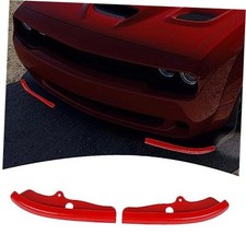 for Challenger Front Bumper Lip Splitter Protector Cover Trim for Small Red