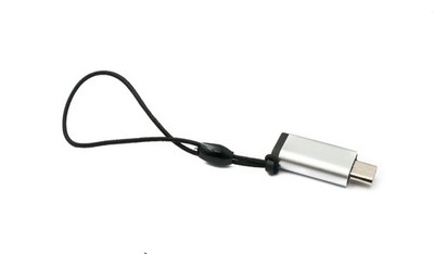 SYSTEM-S USB 3.1 Adapter Typ C Buchse zu 2.0 Micro B Stecker Schlaufe in