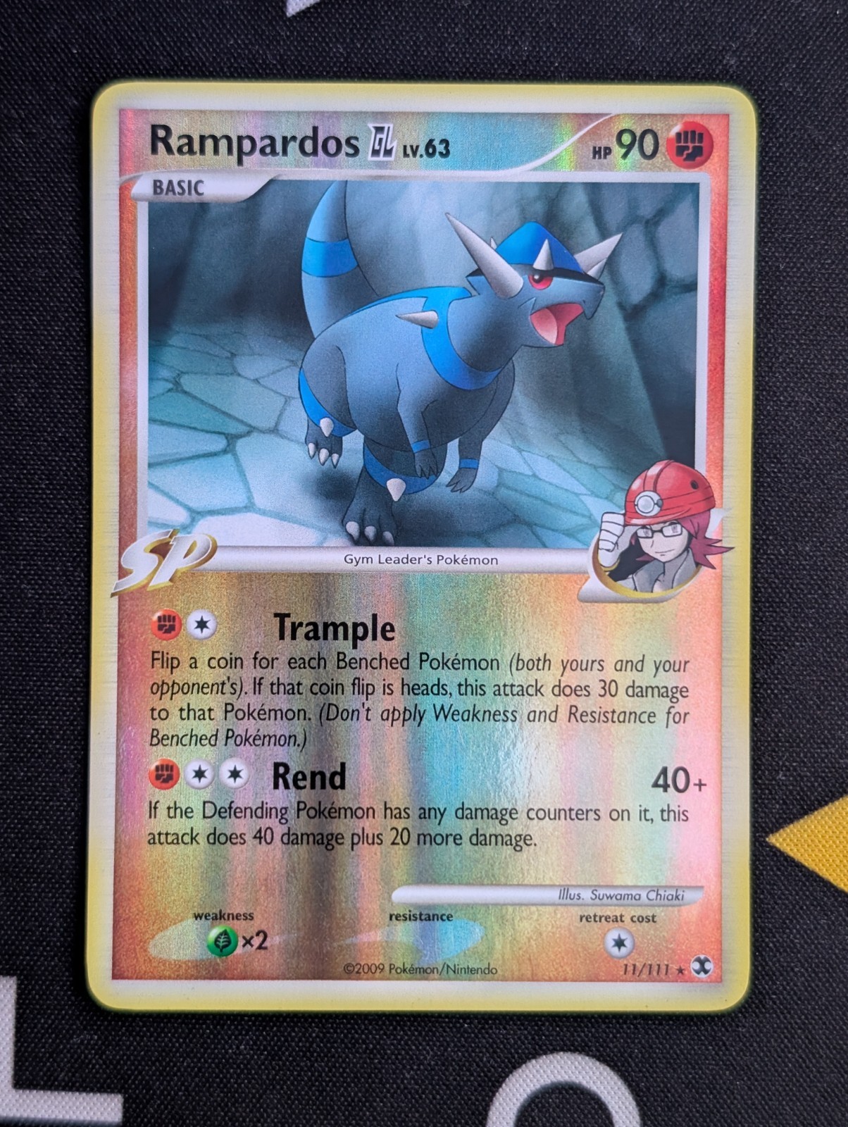 Rampardos GL - 11/111 - Pokemon Rising Rivals Reverse Holo Rare NM/LP