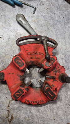 #ad RIDGID No. 811A Universal Pipe Threading Die Head $175.50