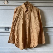 Vintage 60s / 70s Mach II By Arrow Disco Button Up Shirt 24 x 30 XL Retro
