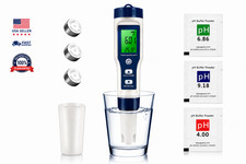 5-in-1 Digital PH Meter TDS Tester Water Quality Monitor EC Temp Salinity 0.01