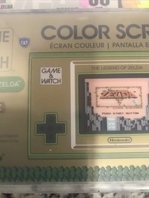 Nintendo Game & Watch The Legend of Zelda Sealed VGA 85+ Near Mint NES PSA