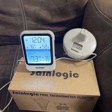 Sainlogic Wireless Pool Thermometer Floating Easy Read, High Precision Outdoo