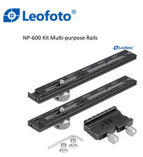 Leofoto NP-600 Kit 600mm Multi-purpose Rails/Double Platform/Two Cameras Mounted