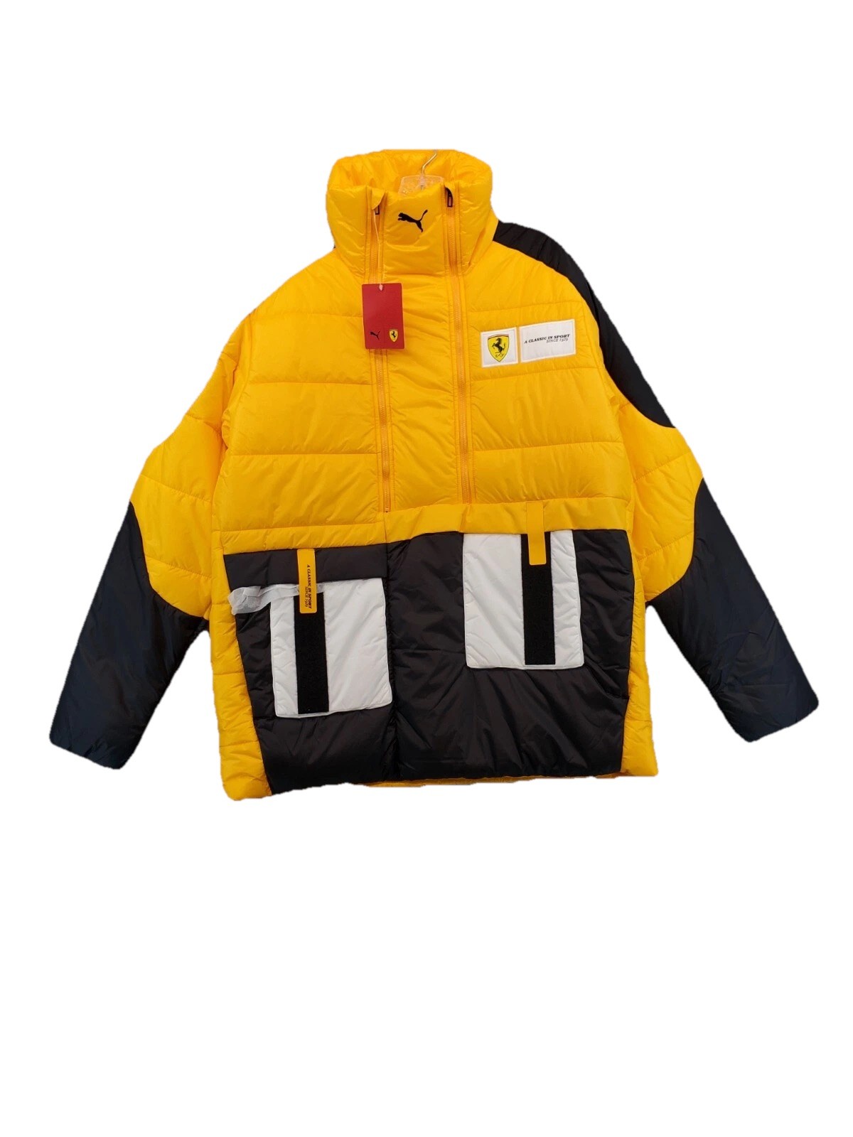 Puma Scuderia Ferrari Race Statement Lightweight Padded Puffer Jacket Size M NWT