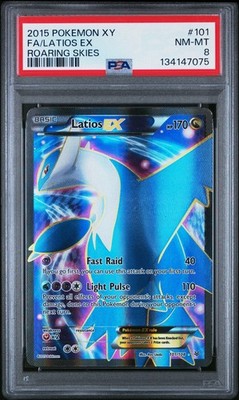 【PSA9】ラティオスEX 英語 101/108 Latios Latios EX (101 Full Art) 101/108 Roaring Skies Holo for sale