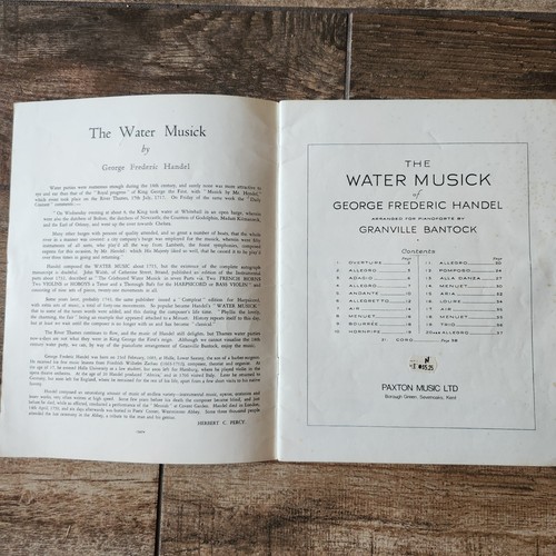 Handel's Water Music Arranged For Piano Solo By Granville Bantock Sheet Music - Picture 3 of 4