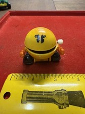 Vintage 80s PAC-MAN Wind Up Walking Toy by Tomy. broken arm