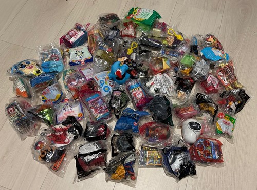 Großes Set mit 60 gemischten Vintage McDonald Burger King Wendy’s Kinderspielzeug Neu in Verpackung Posten 5 - Bild 1 von 1