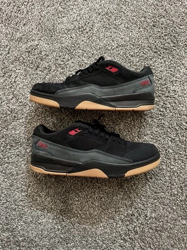 Air Jordan Flight Court Low Varsity Red Black Shoes Mens Size 12 Nike HF3255-001