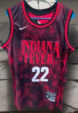 NWT! Caitlin Clark #22 Indiana Fever Victory Black Rebel Unisex SZ 44 Small!